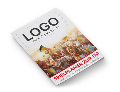 EM Spielplaner zur Fussball-EM 2024 als Pocketplaner