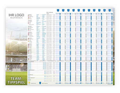 Team-Tippspiel zur Fussball-EM 2024