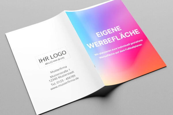 WM-Planer als Kompaktplaner mit individueller Werbeflaeche