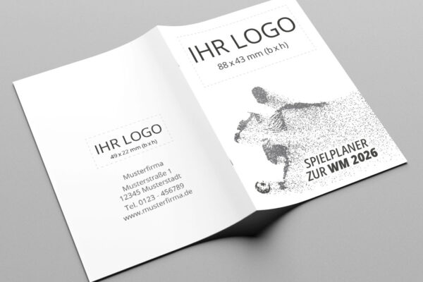 WM-Planer als Kompaktplaner mit der Werbeflaeche Player in anthrazit