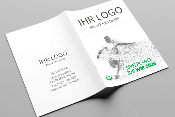 WM-Planer als Kompaktplaner mit der Werbeflaeche Player in gruen
