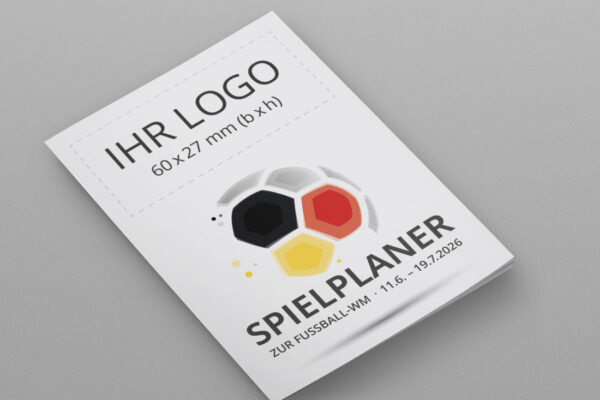 WM Planer 2026 als Pocketplaner mit der Werbeflaeche Dome