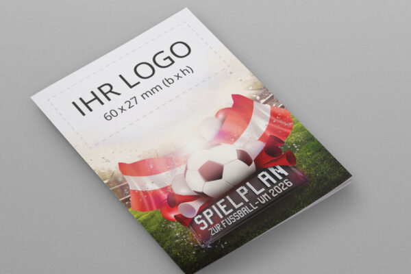 WM Planer 2026 als Pocketplaner mit der Werbeflaeche Team Spirit Oesterreich