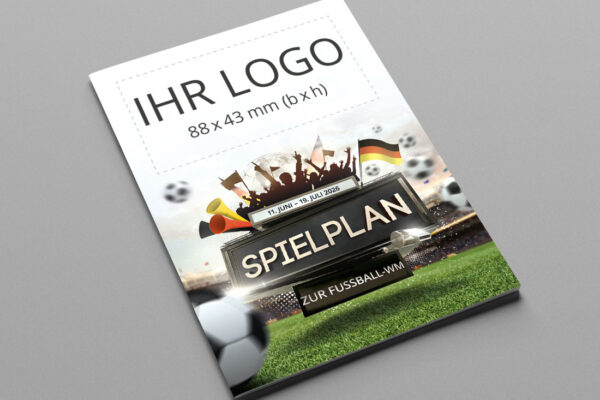 WM Spielplaner individualisiert als Kompaktplaner mit der Werbeflaeche Euphoria Deutschland